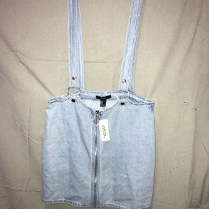 Denim Overall Skirt
